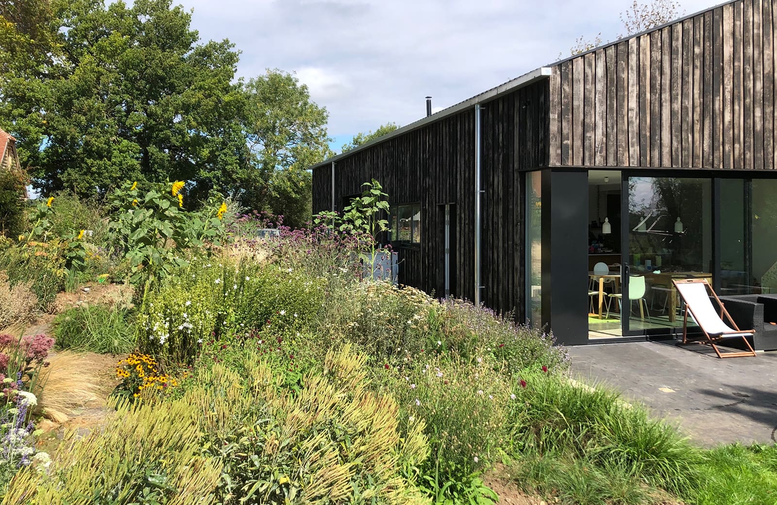 Tractor barn planting